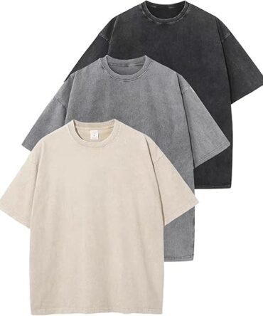 レイワ クラシックウォッシュ 3枚組 メンズ オーバーサイズTシャツ